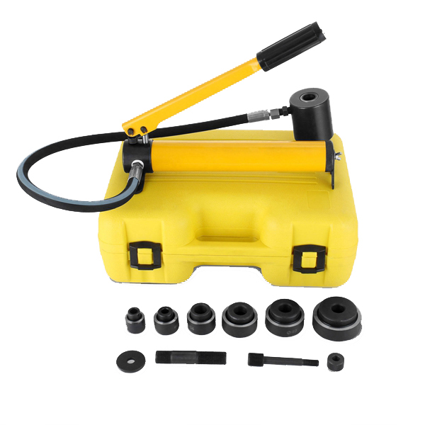 Hydraulic Knockout Punch Driver Kit SYK8B with 6 dies iGeelee